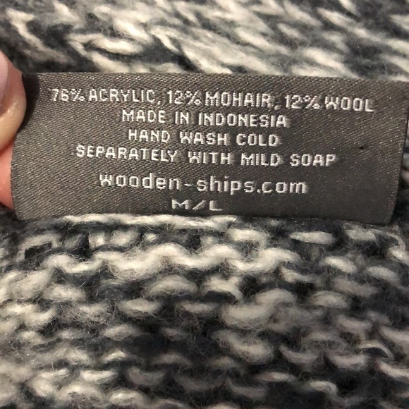 Wooden ships sweater cardigan size M/L - Picture 6 of 6